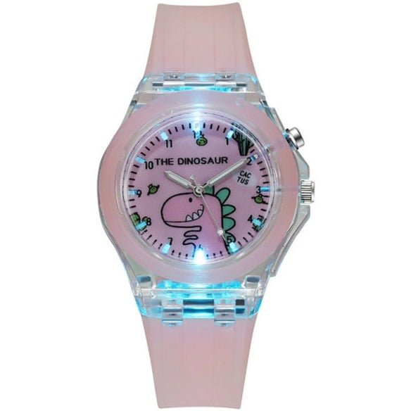 Montre Motif Enfant Dinosaure