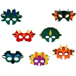 Masques Dinosaures Feutrine