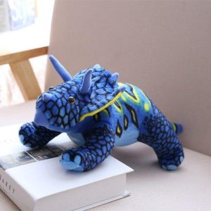 Peluche Dinosaure Multicolore Bleu