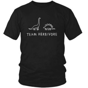 T-shirt Dinosaure Team Herbivore