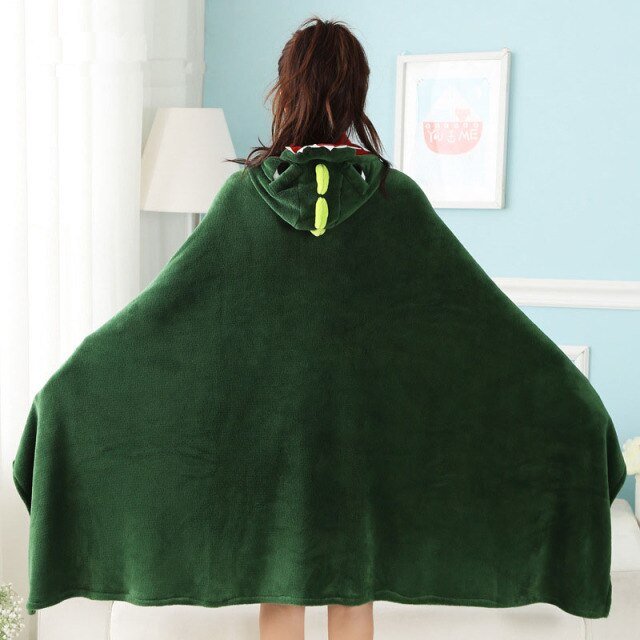 Couverture Capuche Dinosaure Enfant