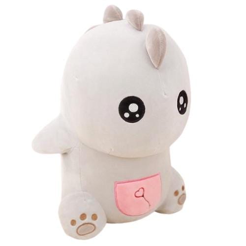 Peluche Dinosaure Éveillé Gris