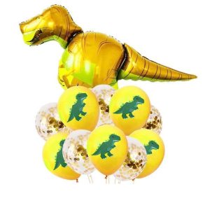 Décoration Fête Dinosaure Jaune