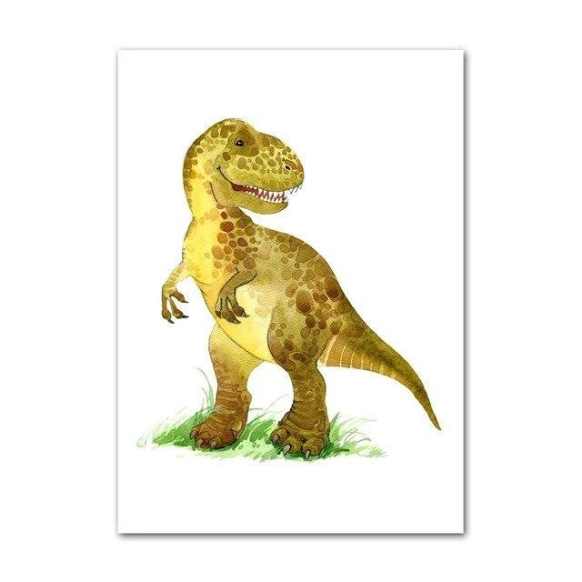 Tableau Chambre Enfant Avec Dinosaure Allosaure