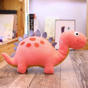 Peluche Dinosaure Bébé Rose