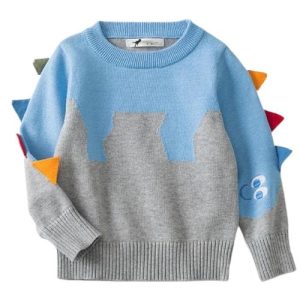 Pull Tricot Motif Dinosaure