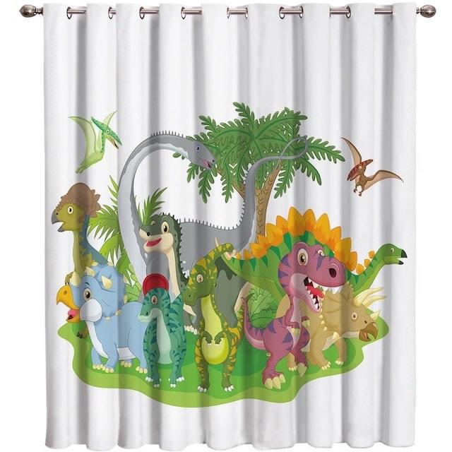 Rideau de Chambre Motif Dinosaure 140 240