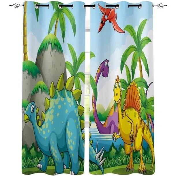 Rideau Dinosaure Chambre Jurassique