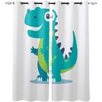 Rideau Dinosaure Jeune Enfant