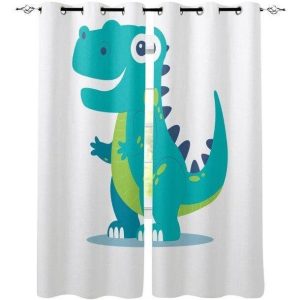 Rideau Dinosaure Jeune Enfant