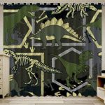Rideau Enfant Dinosaure 105x180