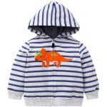 Sweat Capuche Deco Dinosaure