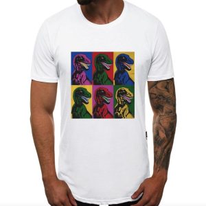 Tee Shirt Dinosaure Art