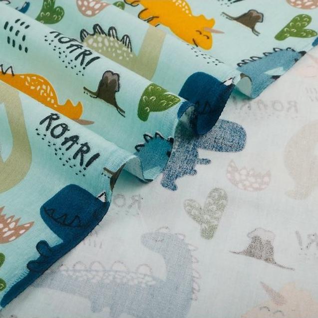 tissu au metre dinosaure