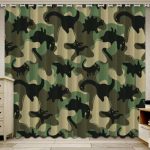 Tissu Rideau Motif Dinosaure