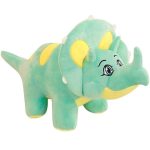 Triceratops en Peluche Vert